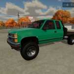 1995 chevrolet 1500 flatbed straight axle swap v1.0 fs22 1