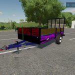 1999 neal manufacturing utility trailer converted v1.0 fs22 2