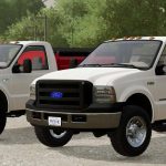 2007 ford f350 single cab long bed v1.0 fs22 15