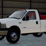 2007 ford f350 single cab long bed v1.0 fs22 6