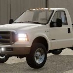 2007 ford f350 single cab long bed v1.0 fs22 9