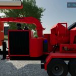 2018 morbark beever m18r tandem axel wood chipper v1.0 fs22 2