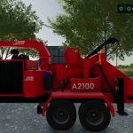 2018 morbark beever m18r tandem axel wood chipper v1.0 fs22 9