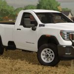 2020 gmc 3500hd single cab long bed fs22 2