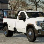 2020 gmc 3500hd single cab long bed fs22 3