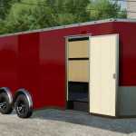 2022 24ft enclosed trailer v1.0 fs22 1