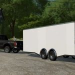 2022 24ft enclosed trailer v1.0 fs22 5