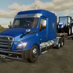 2022 freightliner cascadia xt condo sleeper truck update v1.0 fs22 1