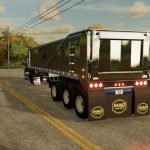 2022 mac tri axle end dump trailer v1.0 fs22 2