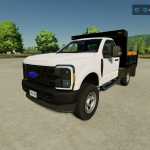 2023 ford f350 dump truck v1.0 fs22 1