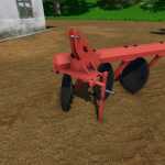 3 disc plow v1.0 fs22 1