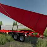 30 flatbed autoloading bale trailer v2.0 fs22 1