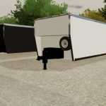 30ft box transport trailer v1.0 fs22 1