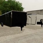 30ft box transport trailer v1.0 fs22 3