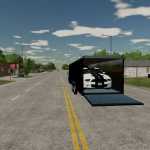 30ft enclosed trailer v1.0 fs22 1