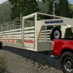 32ft gooseneck trailer v2.1 fs22 1