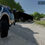 35ft enclosed trailer fix v1.0 fs22 1