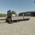 4 axles european style autoload trailer v1.0 fs22 1