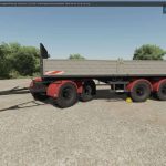 4 axles european style autoload trailer v1.0 fs22 2