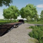 40 ft pj trailer with platform v1.0 fs22 1