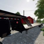 40 ft pj trailer with platform v1.0 fs22 2