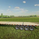 40 lizard flatbed autoloading bale trailer v1.0 fs22 5