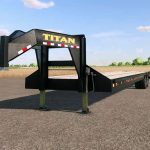 40ft gooseneck multibrand trailer v1.0 fs22 2