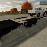 40ft pj gooseneck trailer converted v1.0 fs22 3