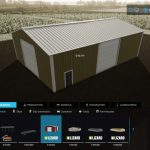 40x60 steel shed v1.0 fs22 4