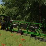 5 round bales trailer v1.0 fs22 3