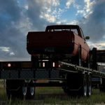 50ft gooseneck transport trailer v1.0 fs22 5