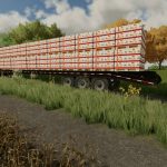 53 dropdeck trailer autoload bales v2.0 fs22 6