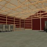 58x50 shop with attached 70x38 cold storage v1.0 fs22 3