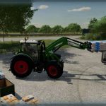 5Bfbm22 5D long front loader pallet fork v1.0 fs22 3