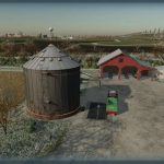 5Bfbm22 5D old courtyard storage silo v1.0 fs22 2