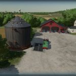 5Bfbm22 5D old courtyard storage silo v1.0 fs22 5