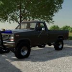 84 ford f250 farm truck v1.0 fs22 2