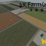 AK Farmland Flat 4 fold Map V1.0 FS22 1