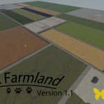 AK Farmland flache 4fach Map V1.1 FS22 2