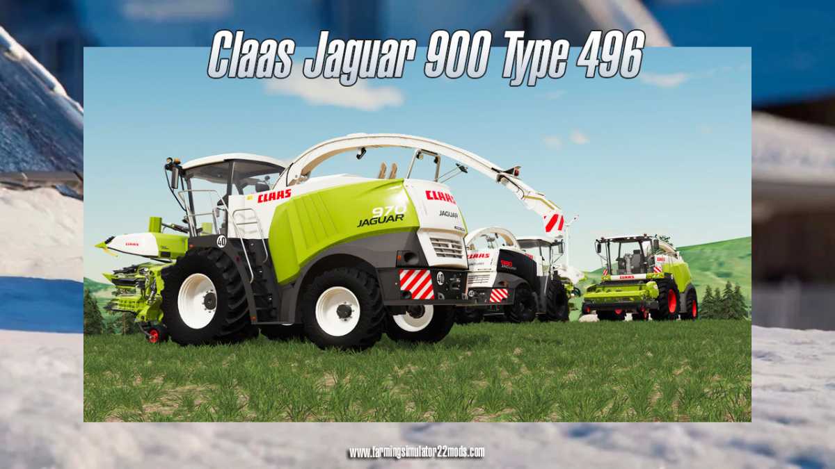 FS22 Claas Jaguar 900 Type 496 mod