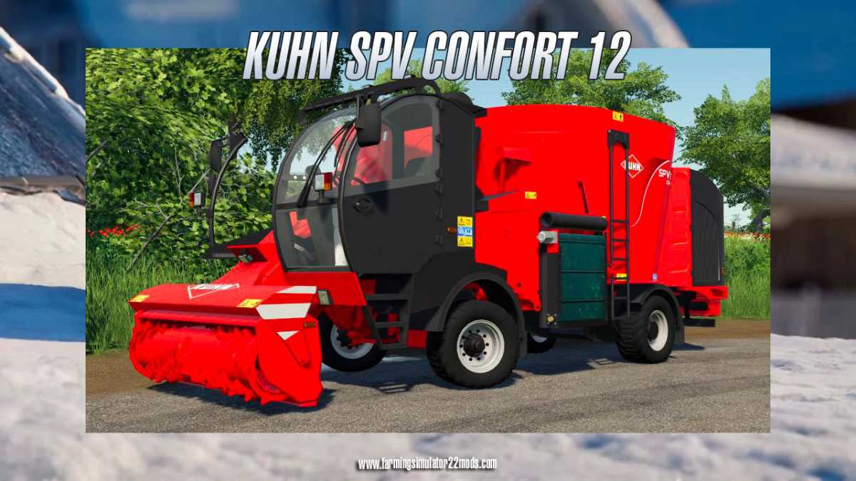 FS22 KUHN SPV CONFORT 12 mod