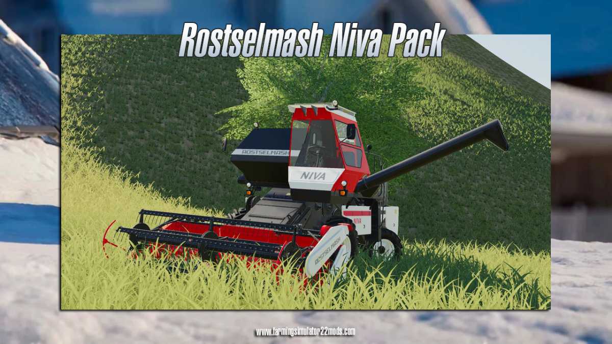 FS22 Rostselmash Niva Mod Pack