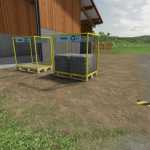 Fillable and reusable pallet for wool eggs and honey V1.0 FS22 2