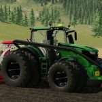 John Deere 6R with tracks V1.0 FS22 2