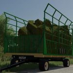 Notch Thrower Rack Wagon v1.0 FS22 2