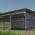 Old wooden shed V1.0 FS22 1