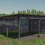 Old wooden shed V1.0 FS22 2