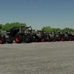 Pack Fendt Black v1.2 FS22 1