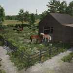 a small horse stable v1.0 fs22 1