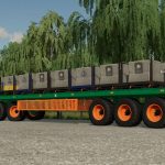 aguas tenias platform trailer pack v1.0 fs22 2